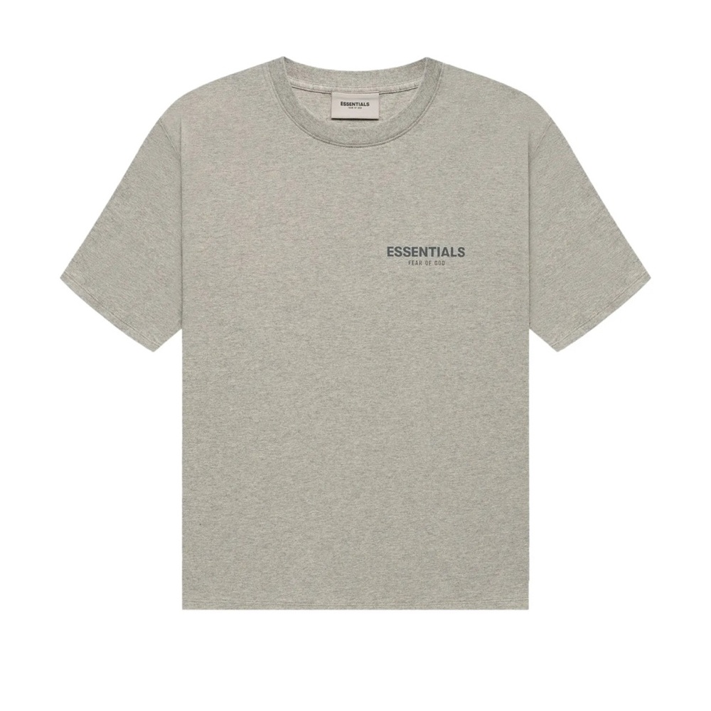 Essentials Heather Oatmeal Tee